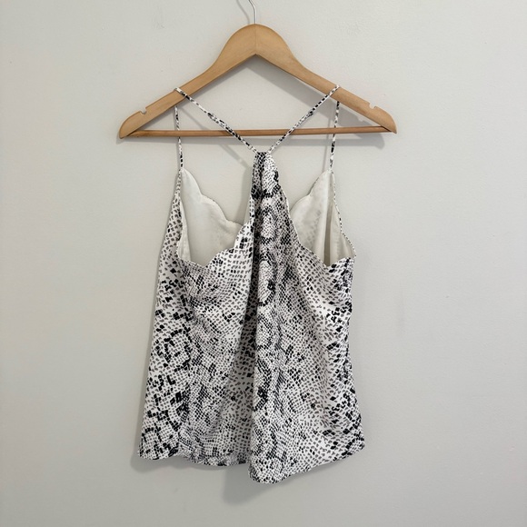 J. Crew NWT Snakeskin Scalloped Cami Top - Picture 4 of 7